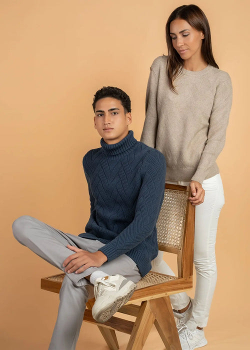High Neck Knitted Sweater Legacy London