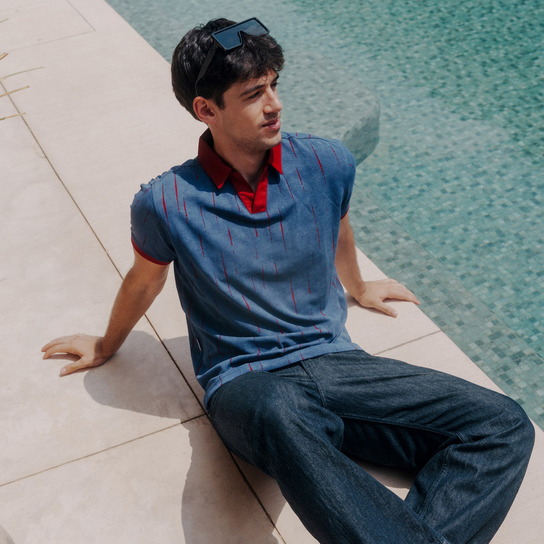 Contrast Johnny Collar Polo, Legacy London