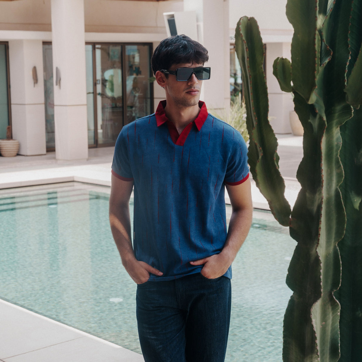 Contrast Johnny Collar Polo, Legacy London
