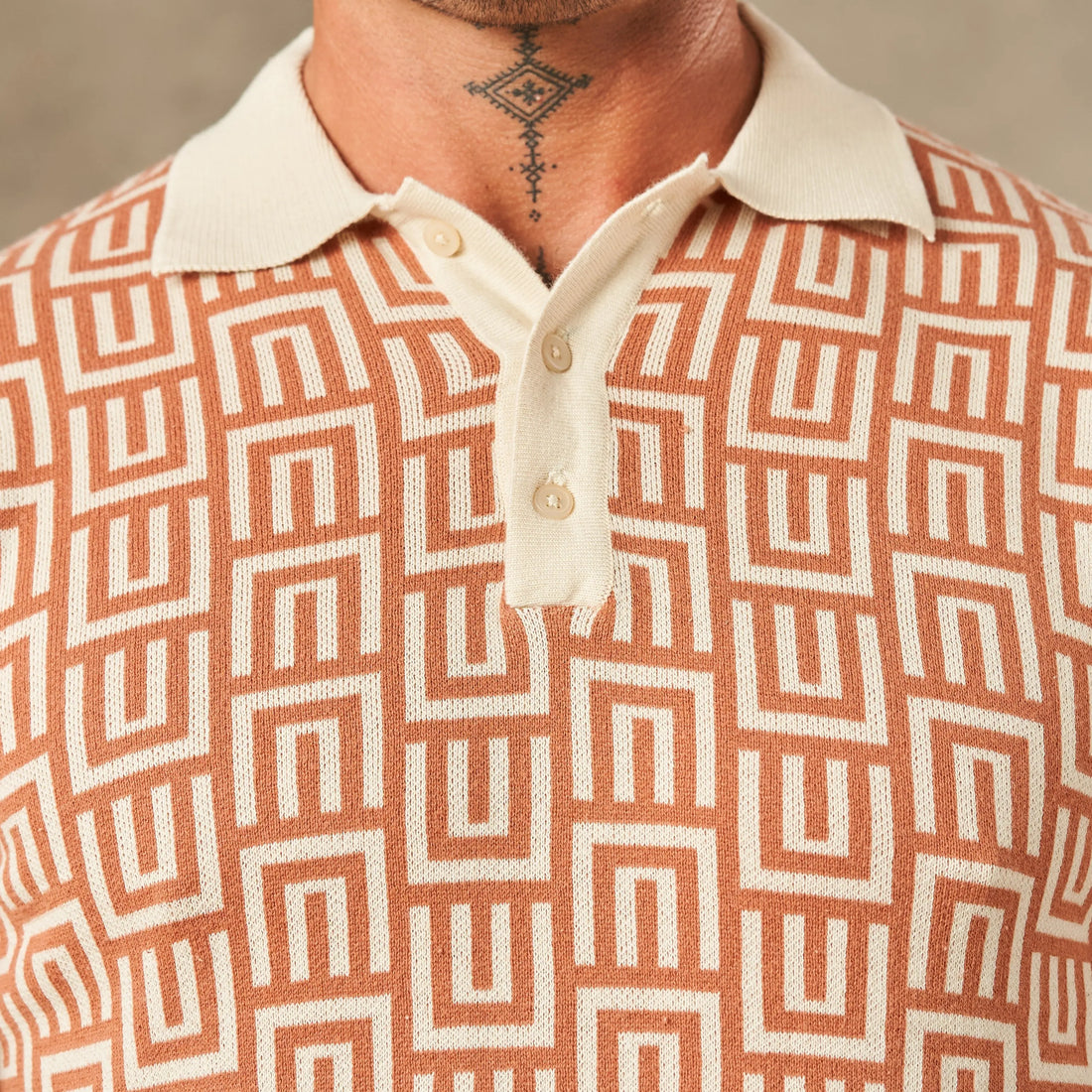 3D Optical Geometric Knit  - Legacy London