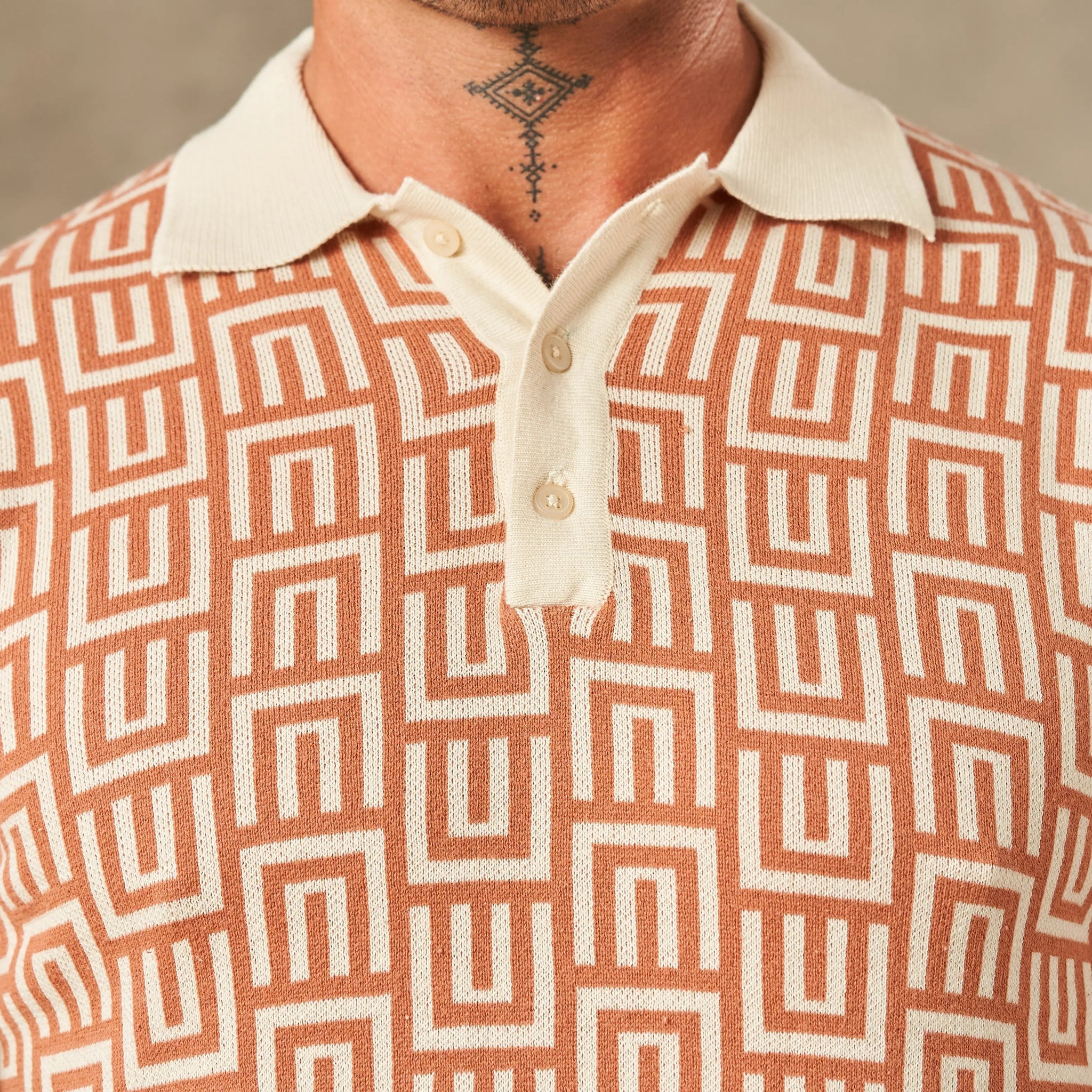 3D Optical Geometric Knit  - Legacy London