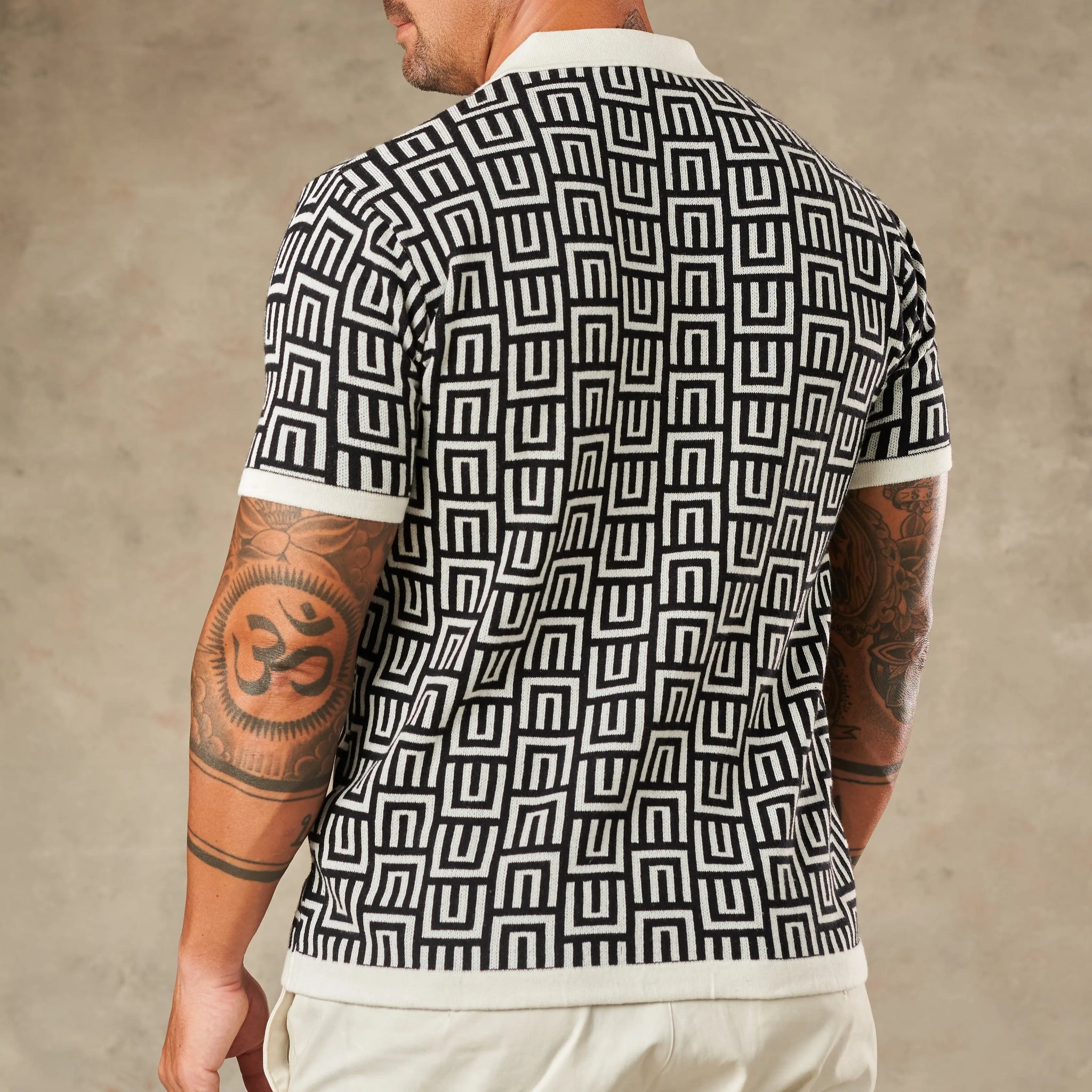 3D Optical Geometric Knit  - Legacy London