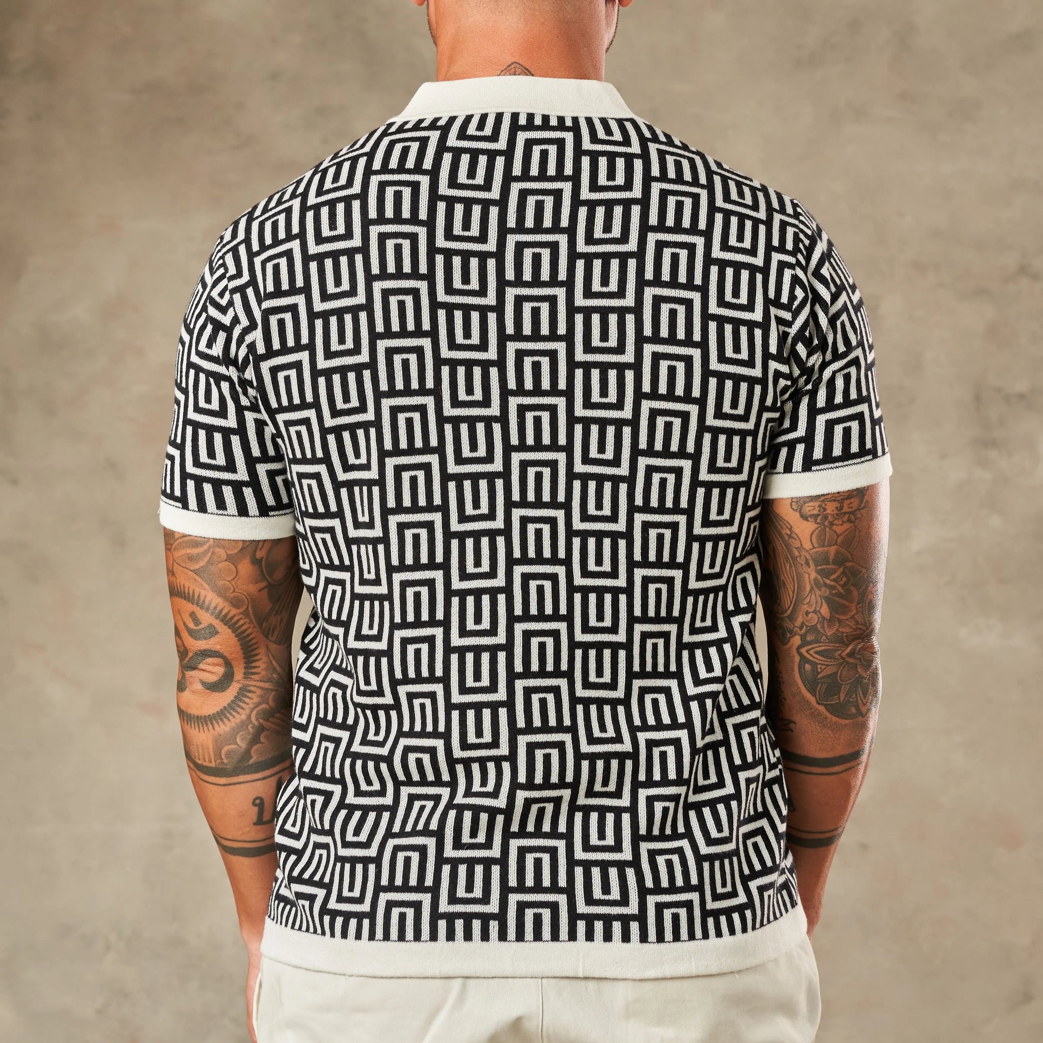 3D Optical Geometric Knit  - Legacy London
