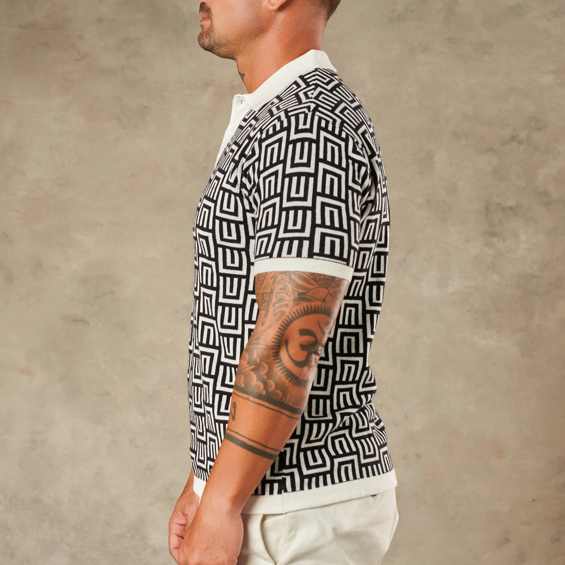 3D Optical Geometric Knit  - Legacy London