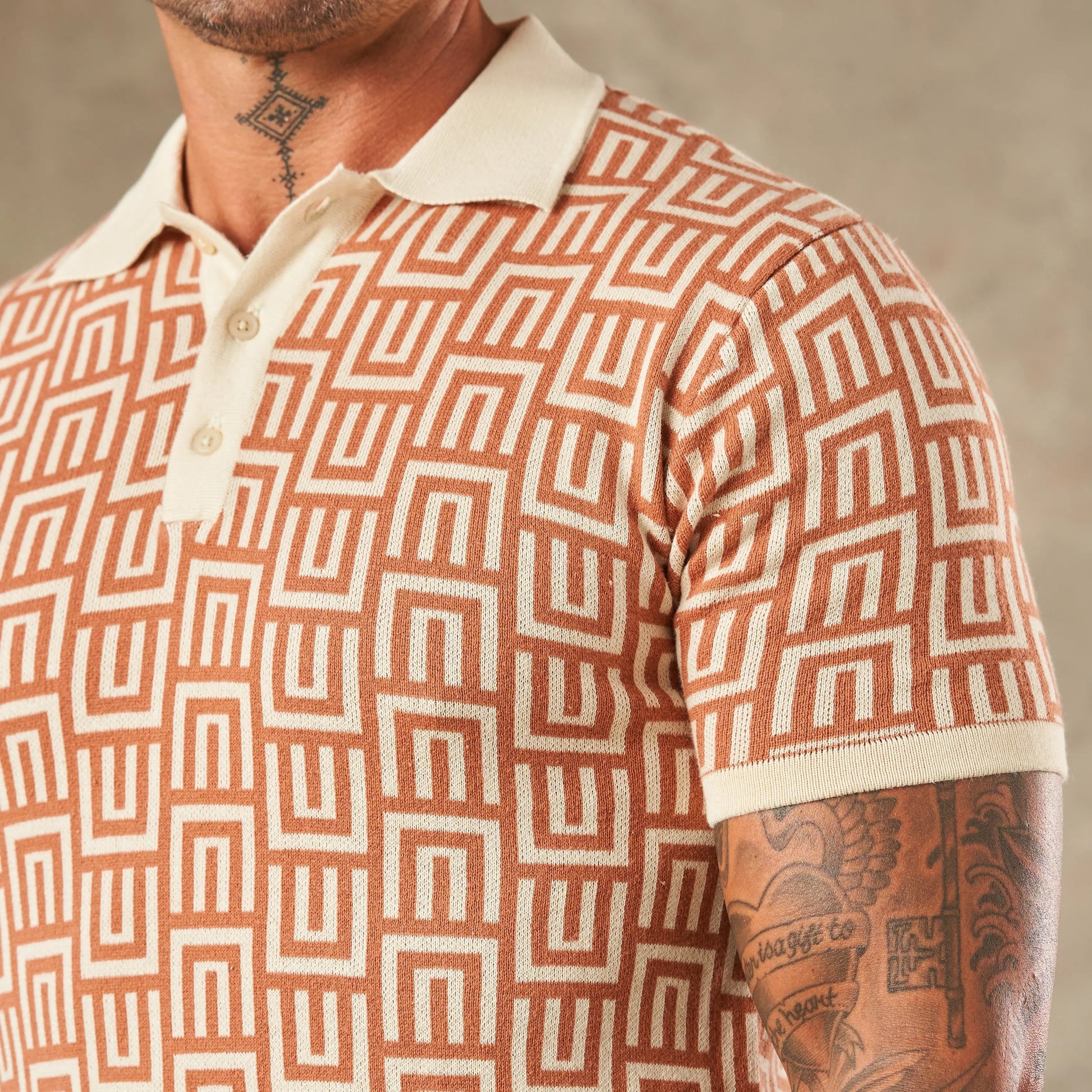 3D Optical Geometric Knit  - Legacy London