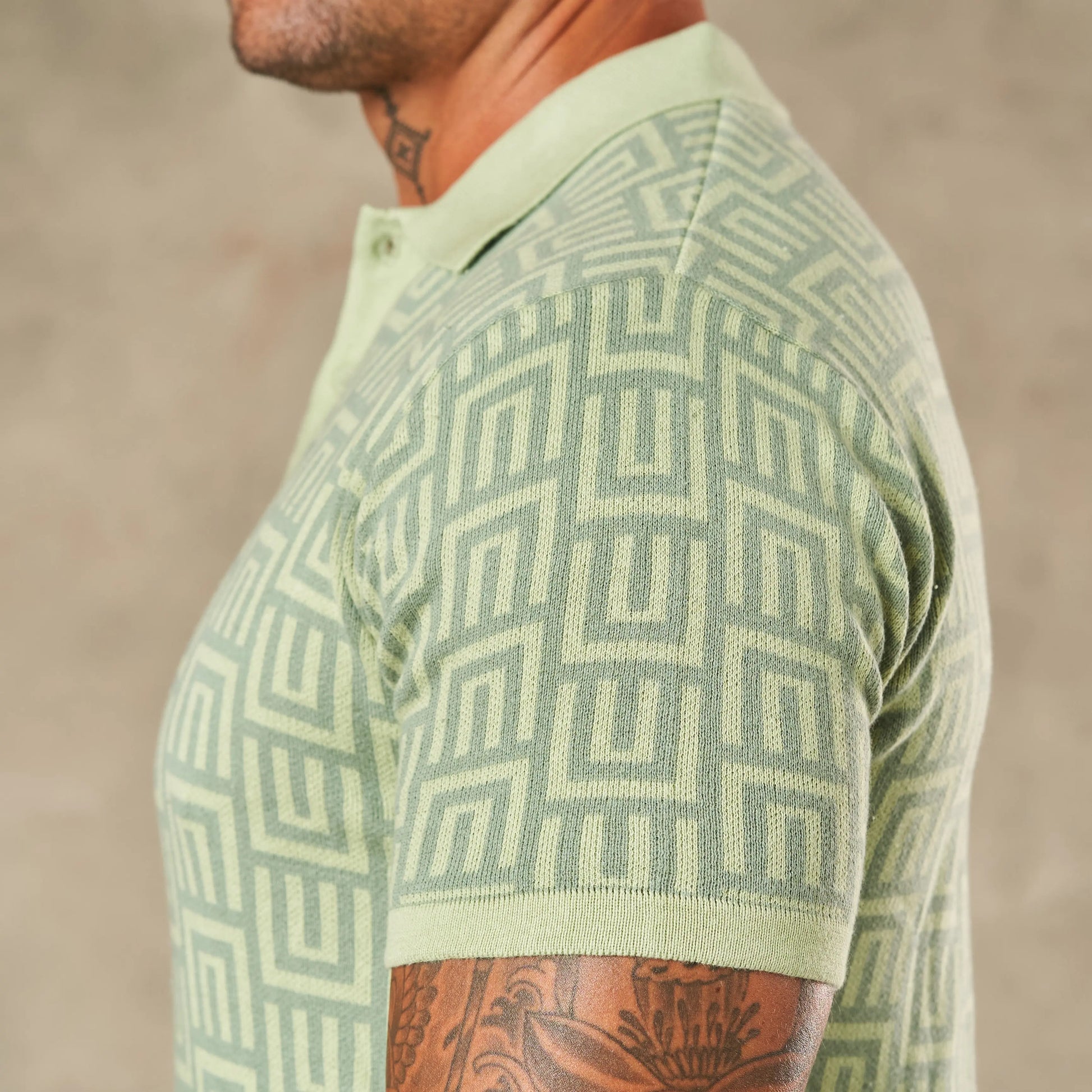 3D Optical Geometric Knit  - Legacy London