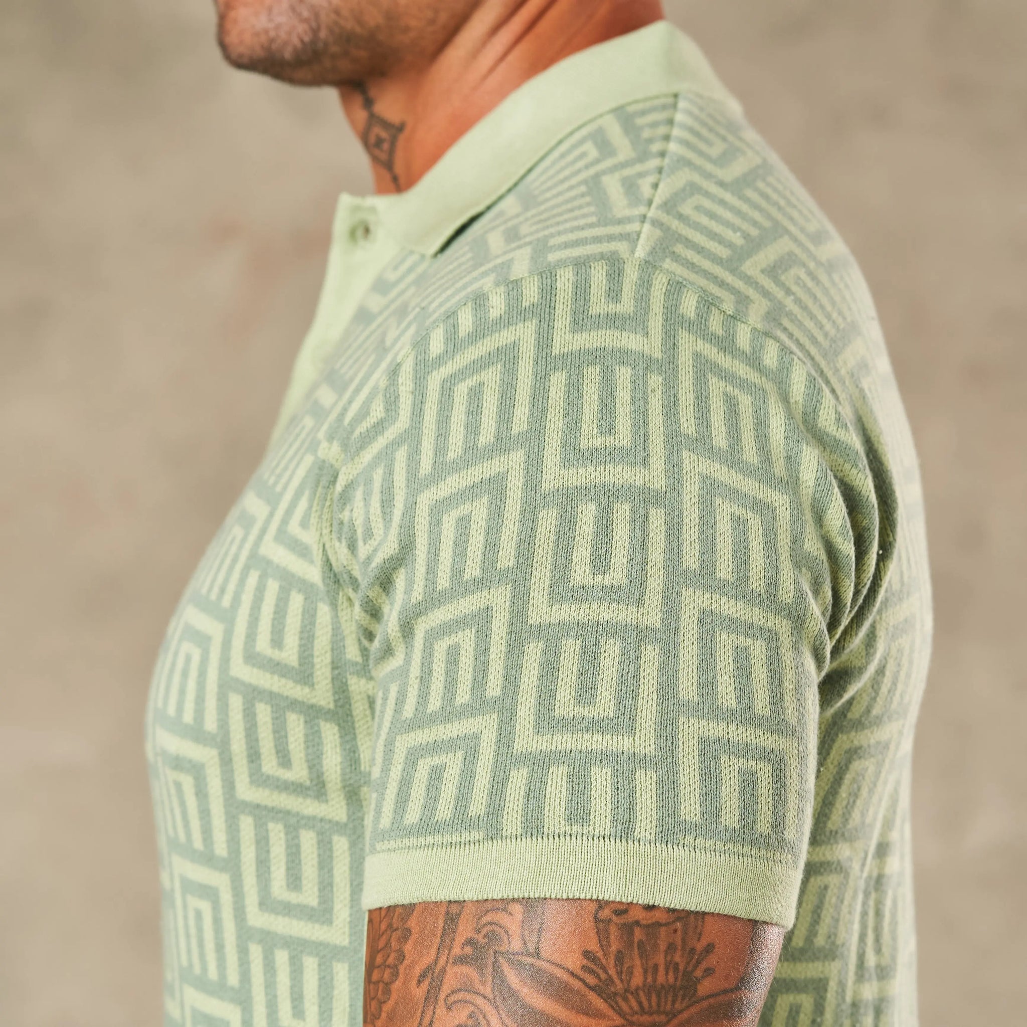 3D Optical Geometric Knit  - Legacy London