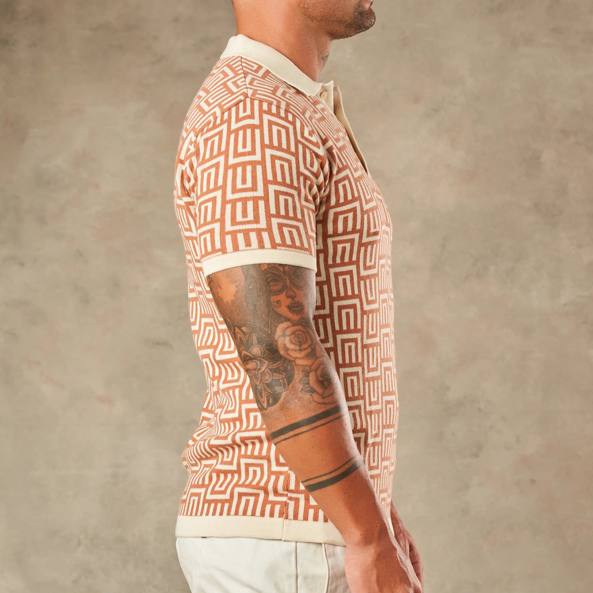 3D Optical Geometric Knit  - Legacy London