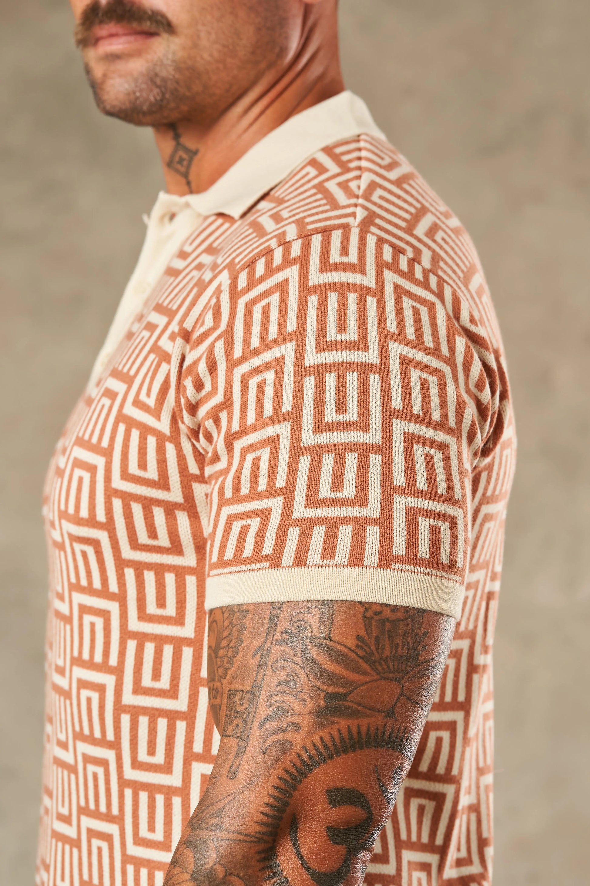 3D Optical Geometric Knit  - Legacy London