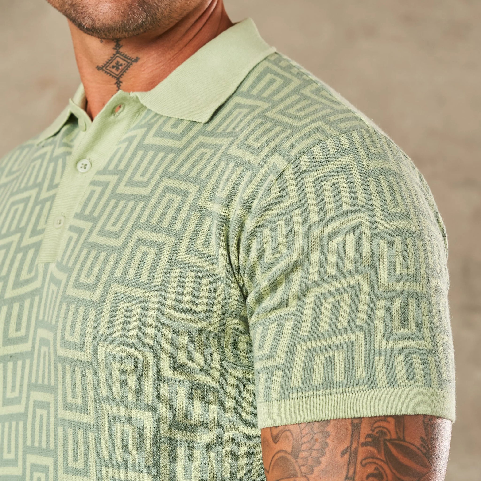 3D Optical Geometric Knit  - Legacy London