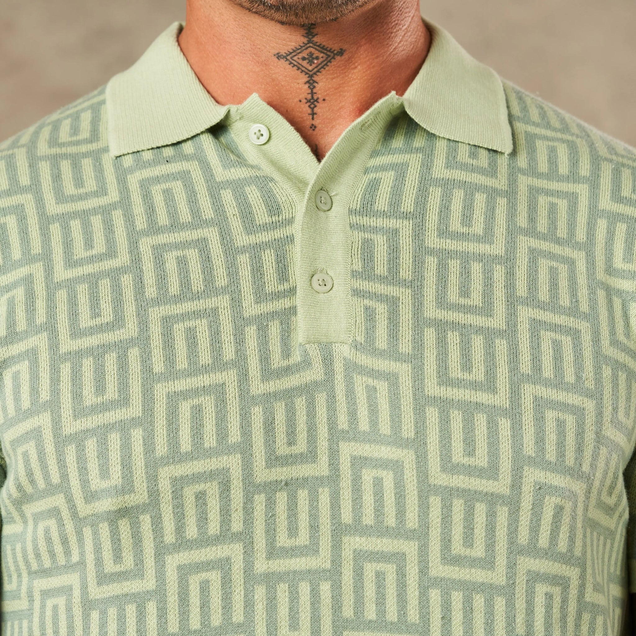 3D Optical Geometric Knit  - Legacy London