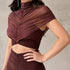Audley Ruched Fishtail Maxi Dress  - LCY London