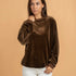 Brushed Velvet crew neck Jumper Legacy London