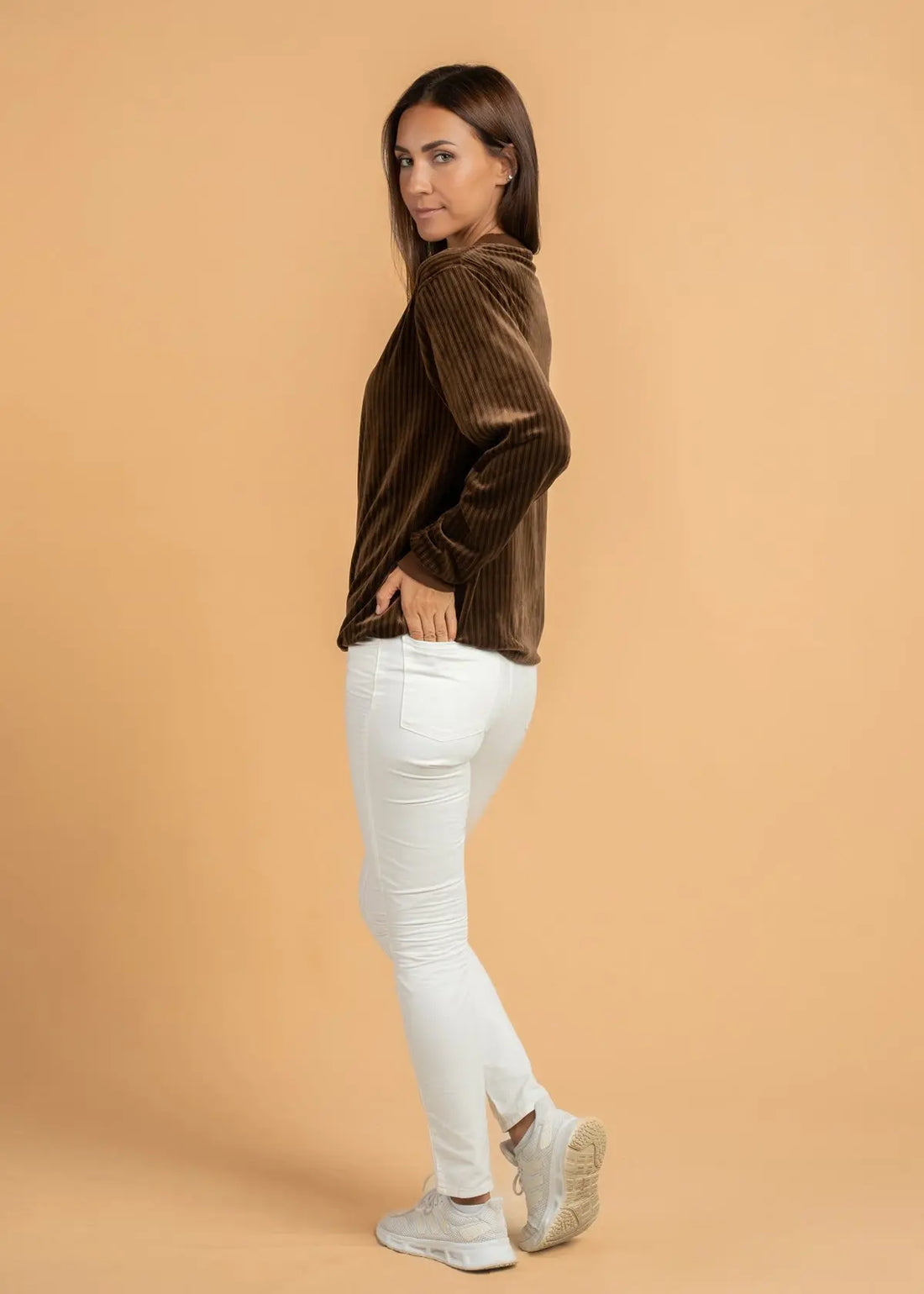 Brushed Velvet crew neck Jumper Legacy London