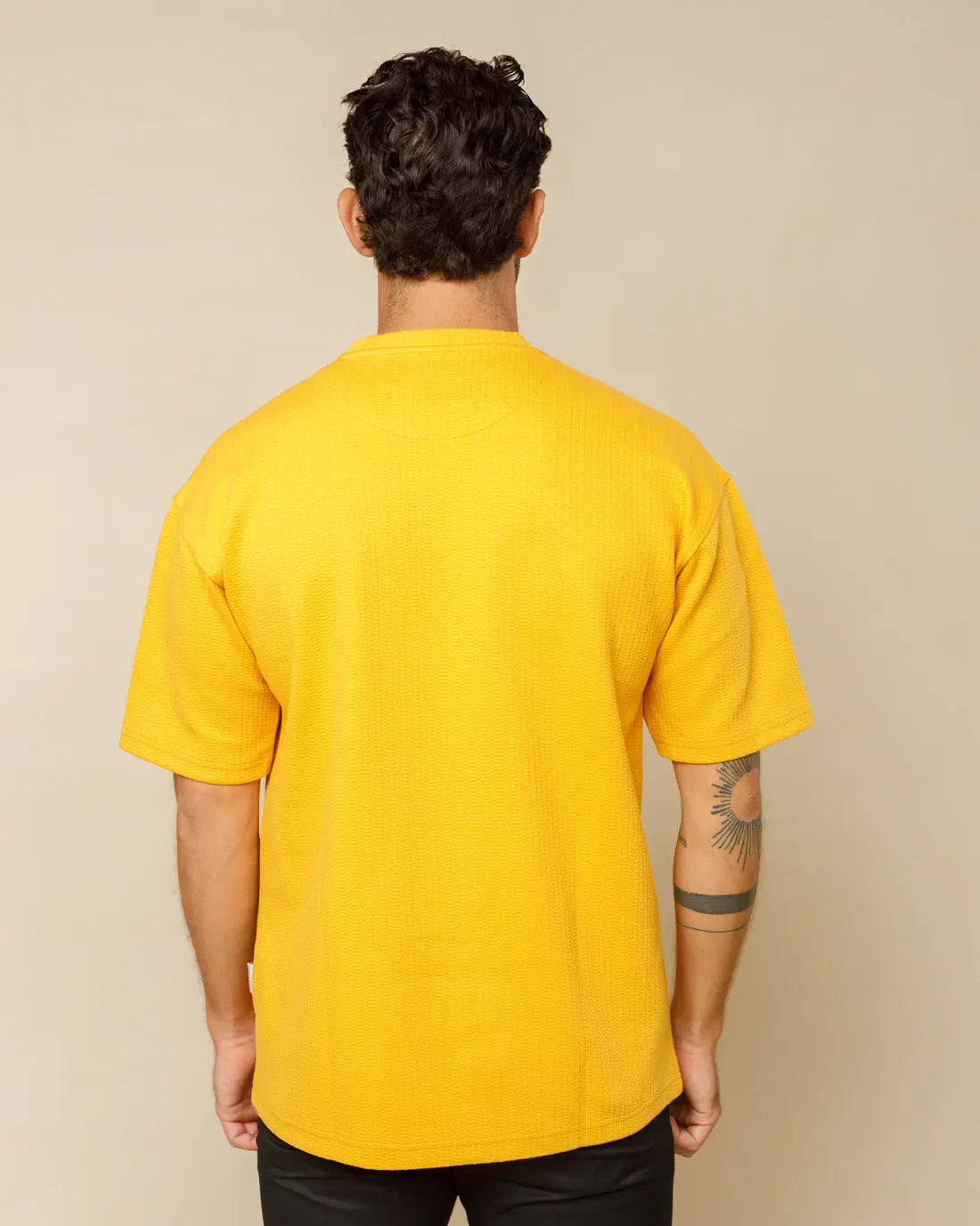 Cotton Blend Oversized Tee  - Legacy London