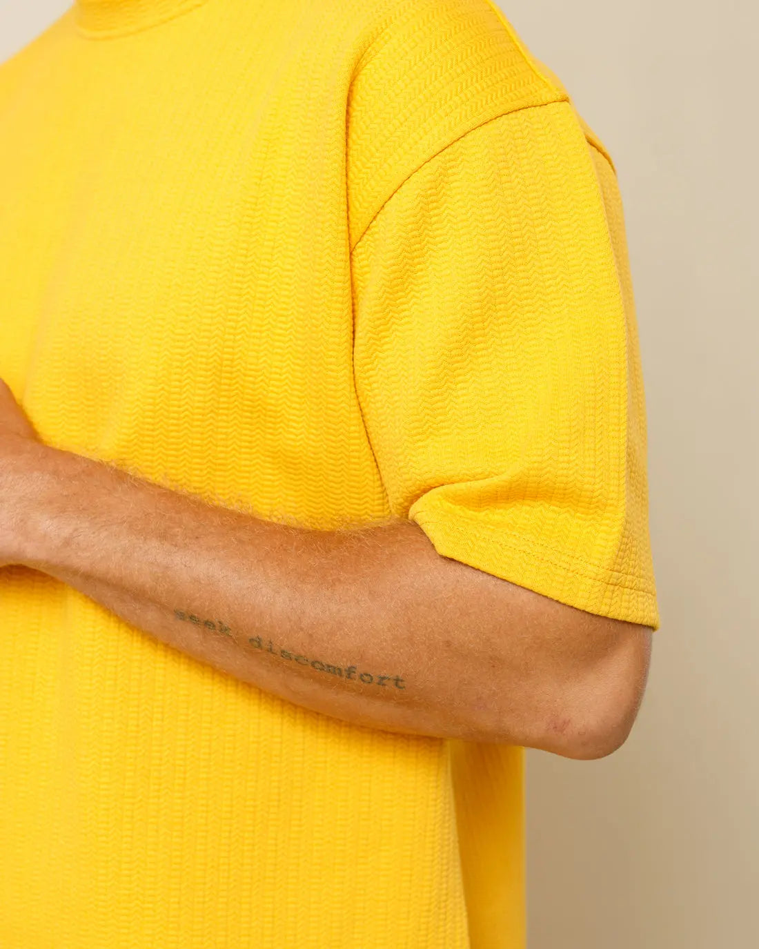 Cotton Blend Oversized Tee  - Legacy London