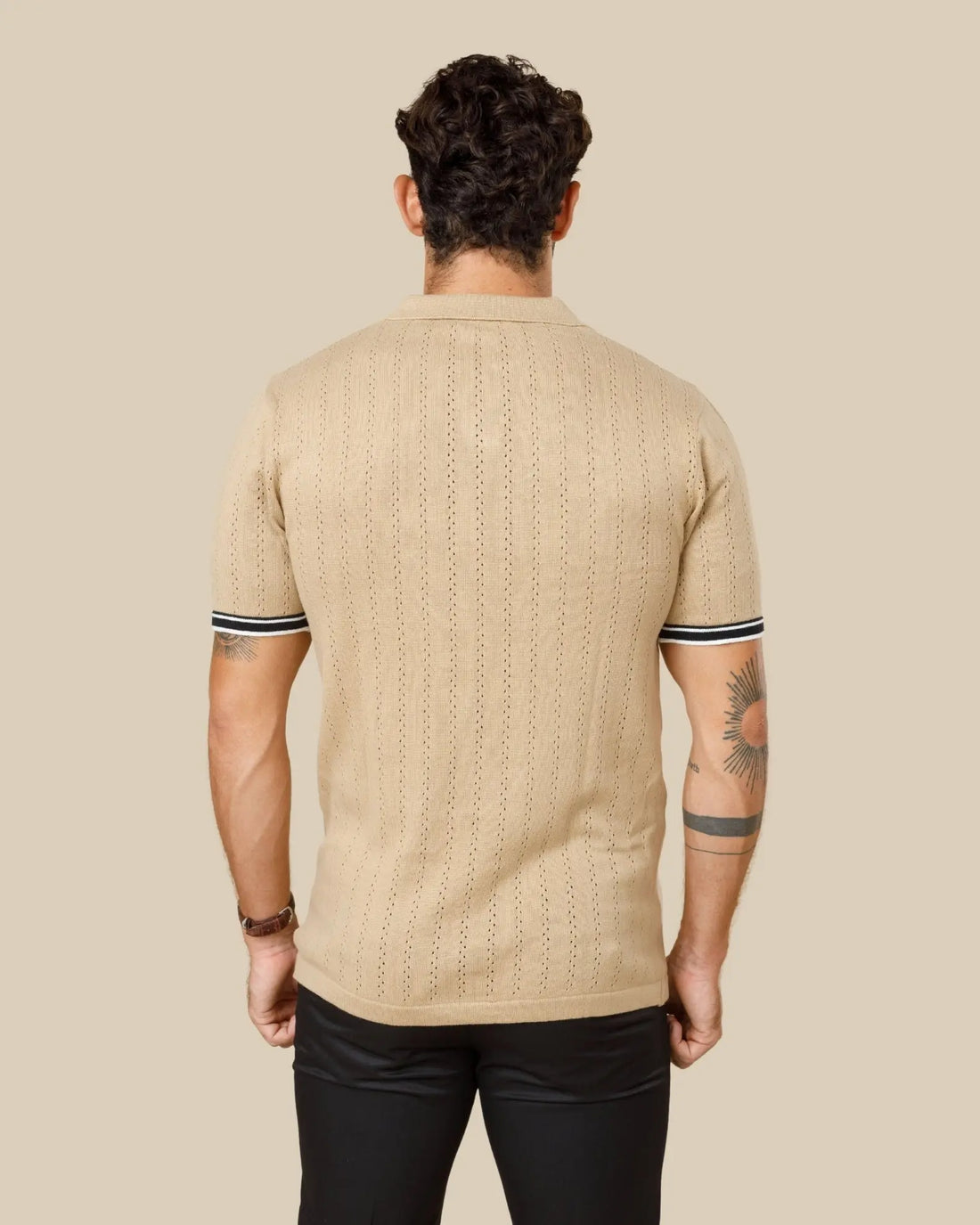 Cotton Knitted Polo Shirt Legacy London