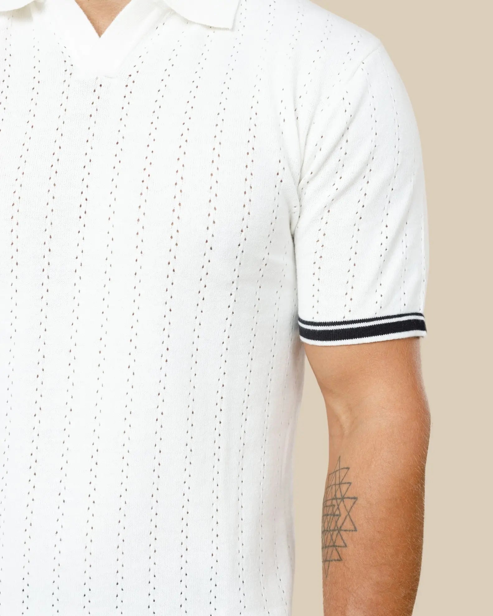 Cotton Knitted Polo Shirt Legacy London