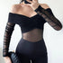 Davies Mesh Bodysuit & Tailored Trousers  - LCY London