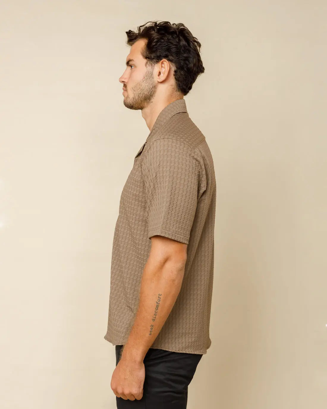 Designer Cuban Collar Shirt  - Legacy London