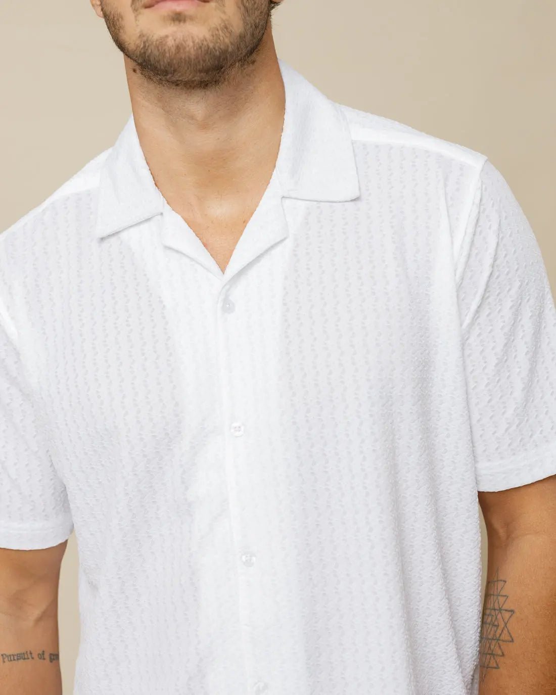 Designer Cuban Collar Shirt  - Legacy London