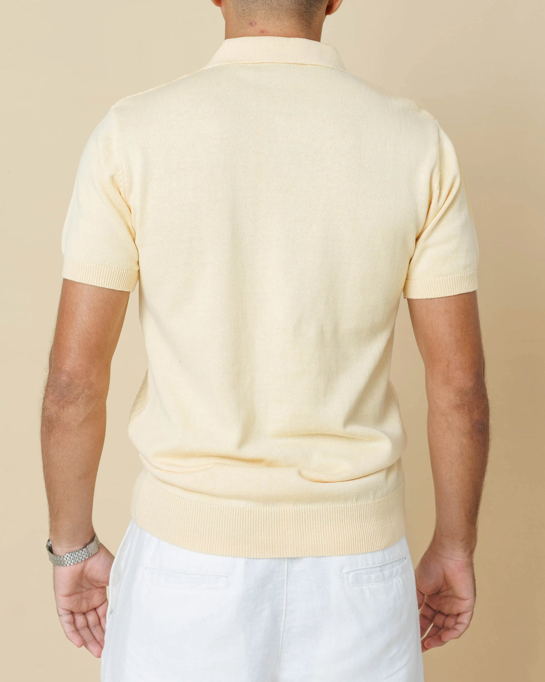 Diamond Weave Heritage Polo – Buttoned Edition  - Legacy London