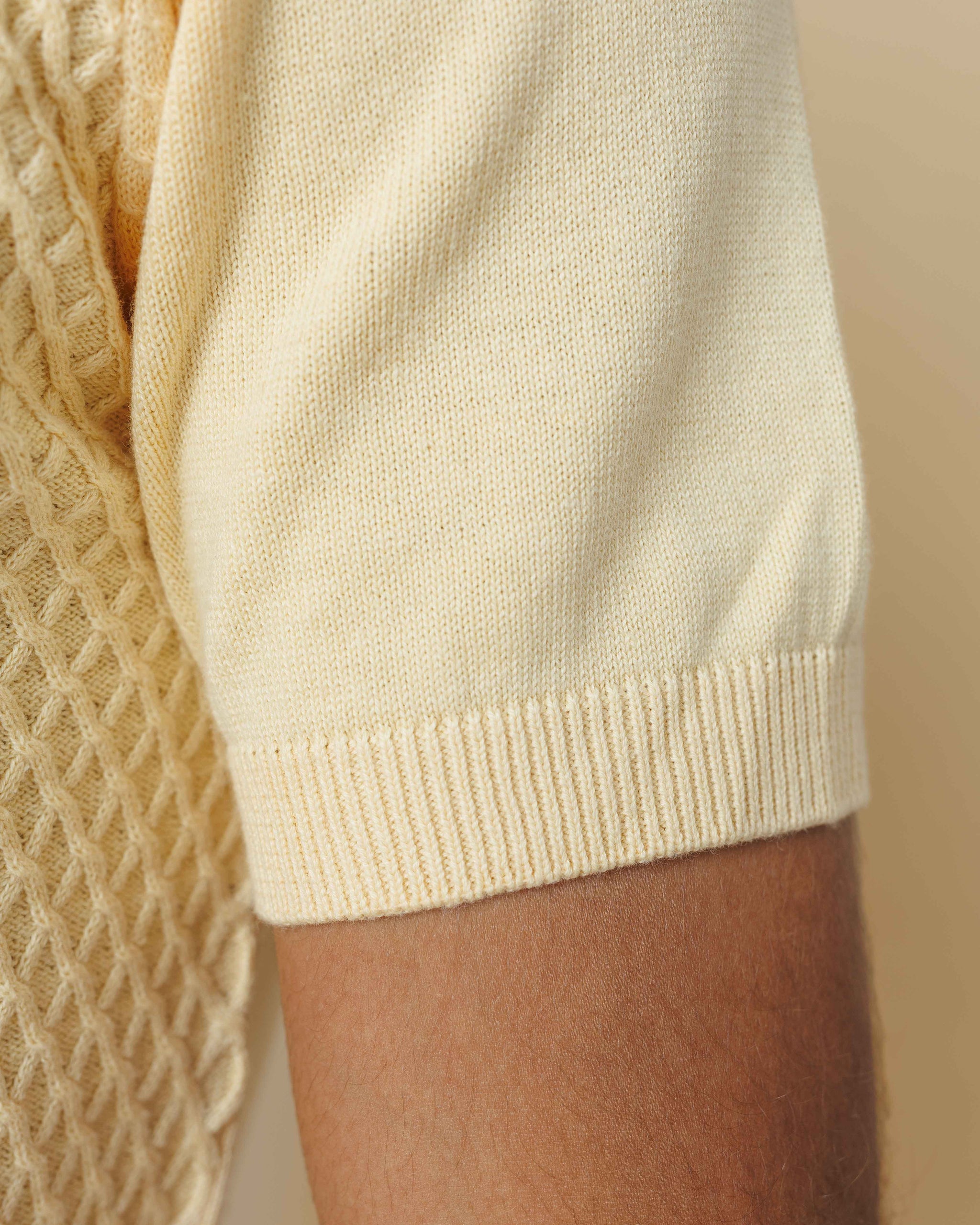Diamond Weave Heritage Polo – Buttoned Edition  - Legacy London