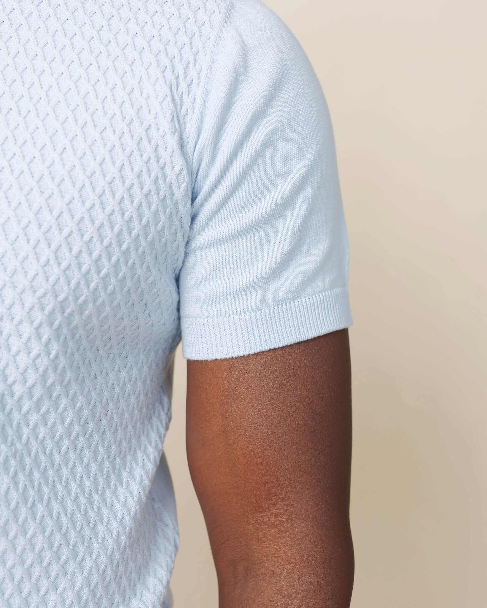 Diamond Weave Heritage Polo – Buttoned Edition  - Legacy London