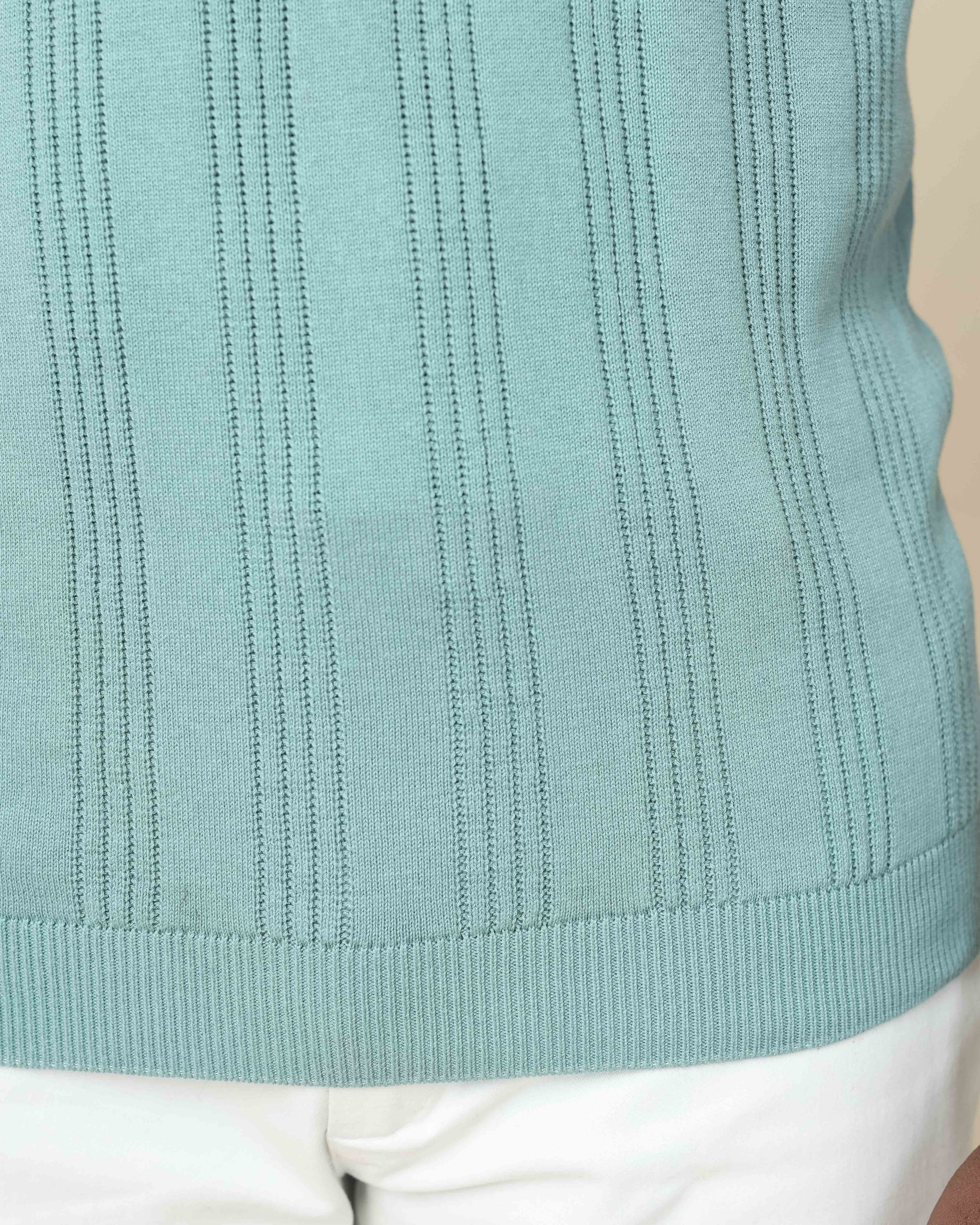 Drop Needle Flatknit Polo  - Legacy London