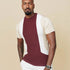 Duality Structured Knit Tee Wine-XL - Legacy London