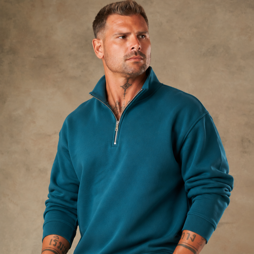 Essential Half Zip Sweatshirt  - LCY London
