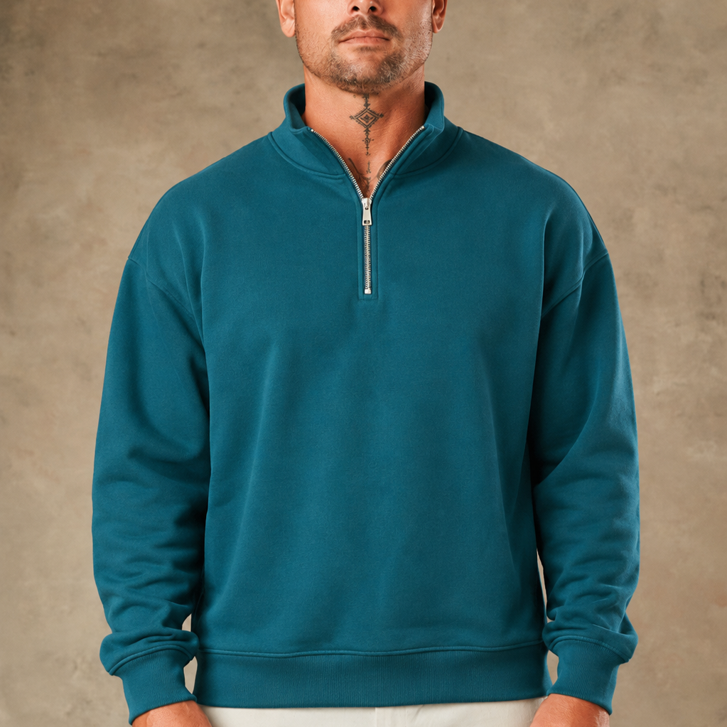 Essential Half Zip Sweatshirt  - LCY London
