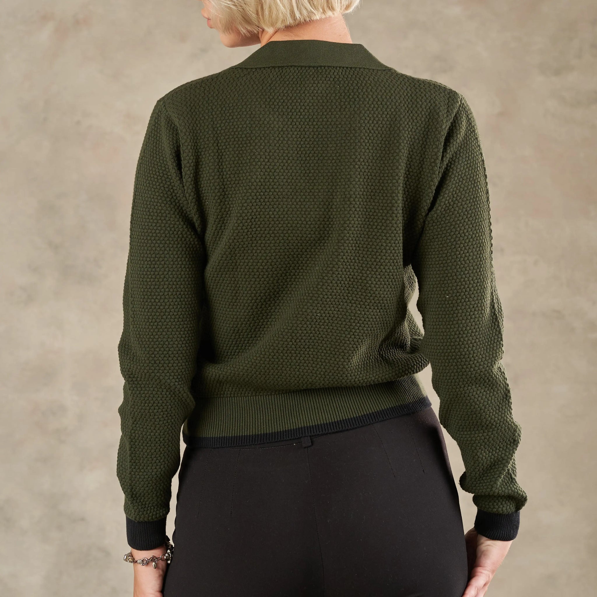 Florence Johnny Collar Knit Top  - Legacy London