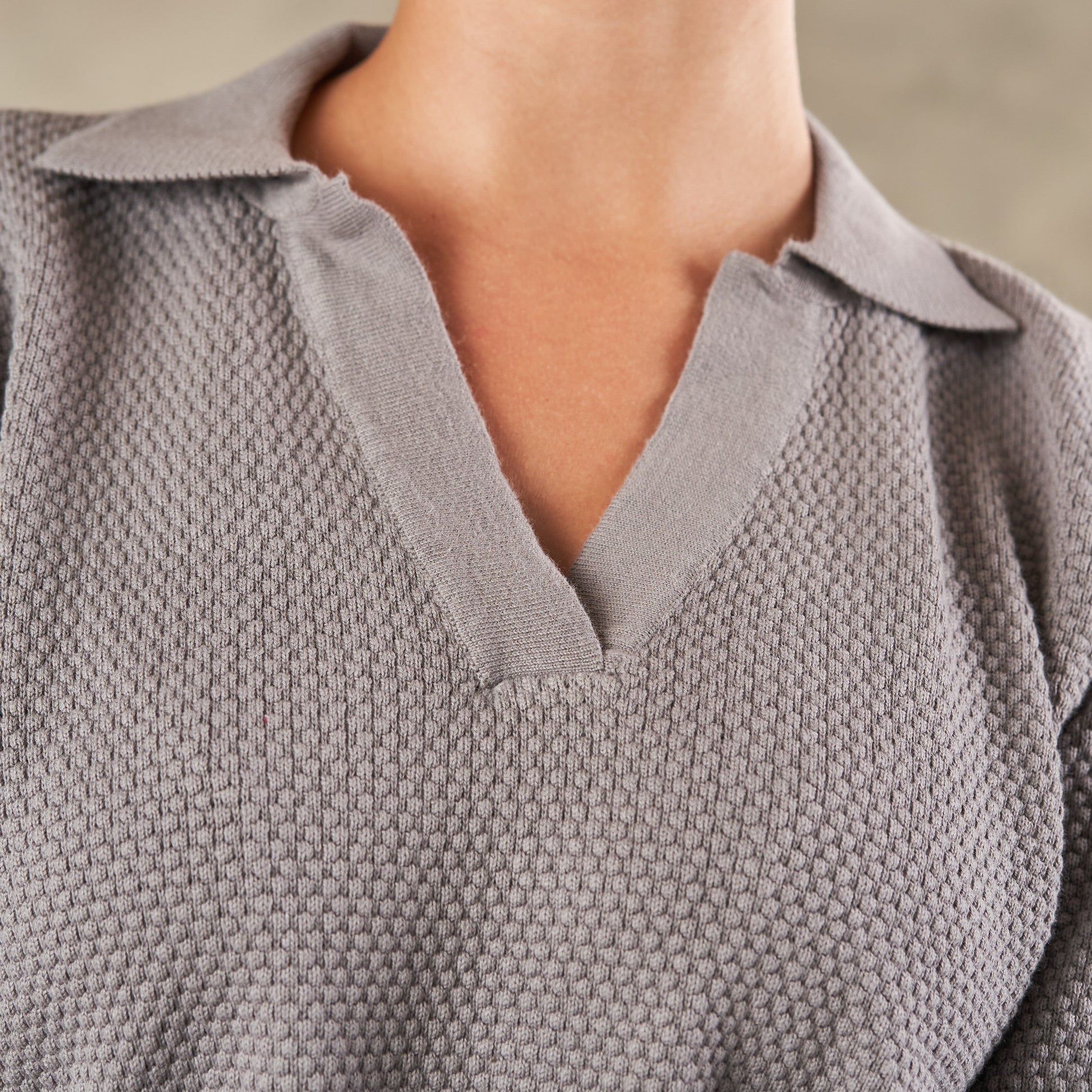 Florence Johnny Collar Knit Top  - Legacy London