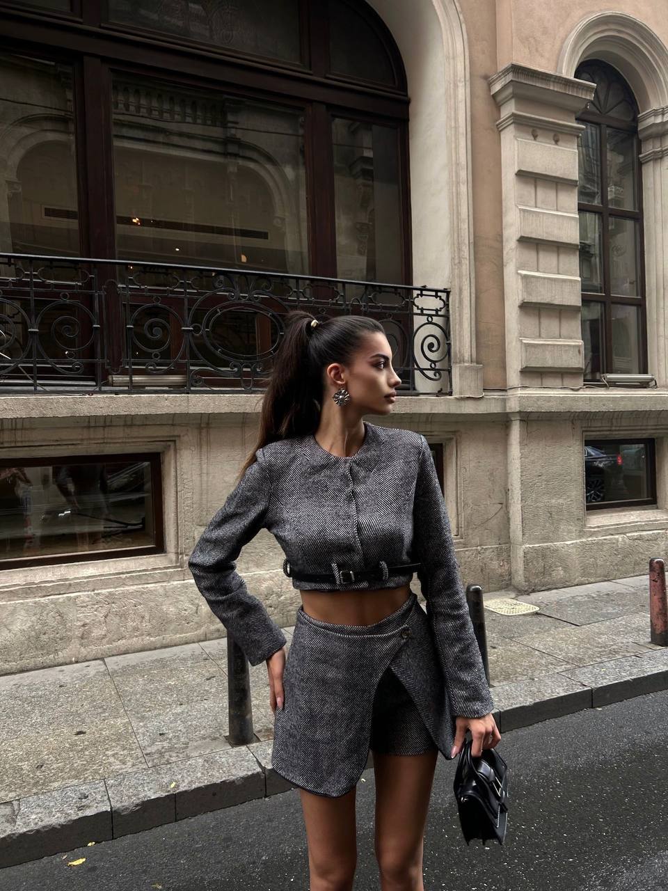 Hertford Herringbone Tweed Co-ord  - LCY London
