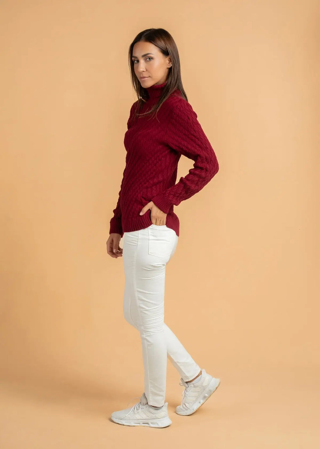 High neck Knitted Sweater Legacy London