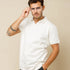Johnny Collar Detailed Polo White-XL - Legacy London