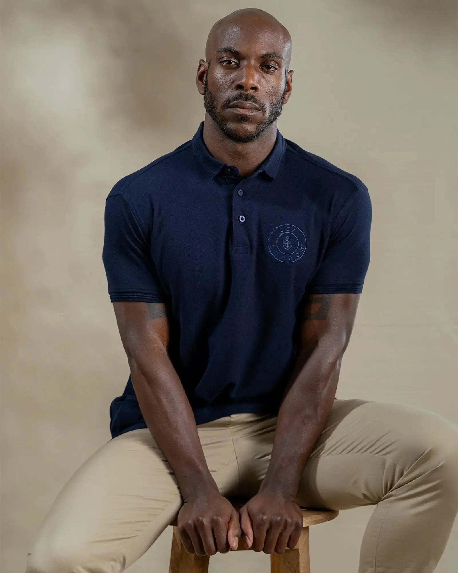 Legacy London | Embroidered Pocket Circle Logo Polo Shirt Legacy London