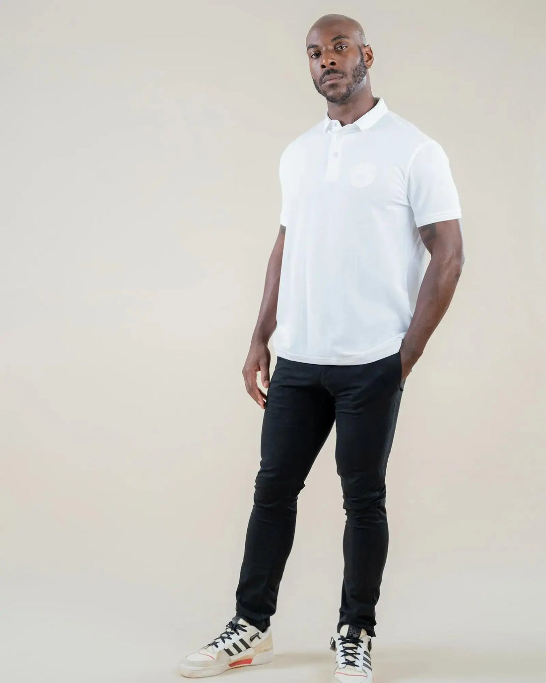 Legacy London | Embroidered Pocket Circle Logo Polo Shirt Legacy London