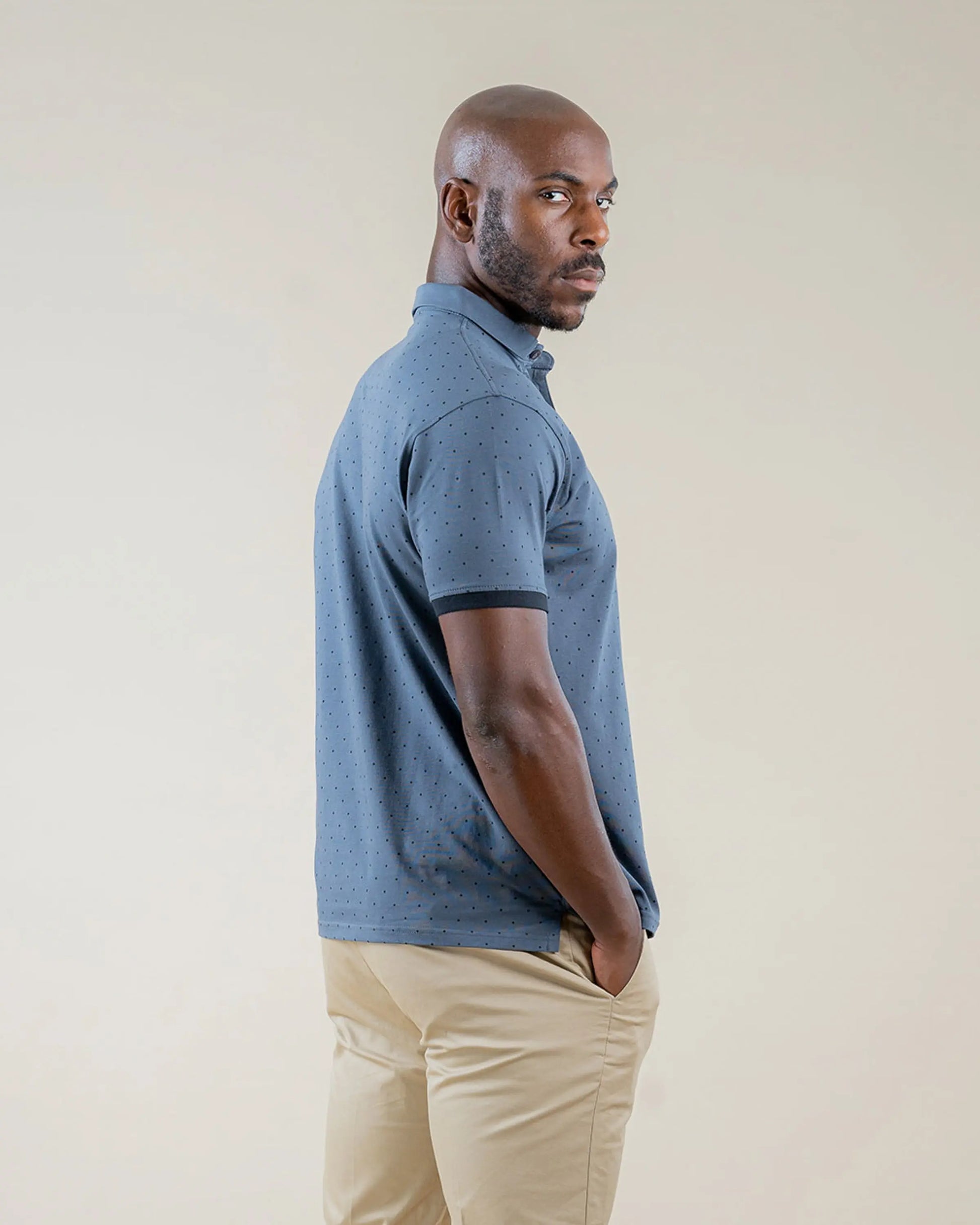 Legacy London | Signature Mens Polka Dot Polo Shirt Legacy London