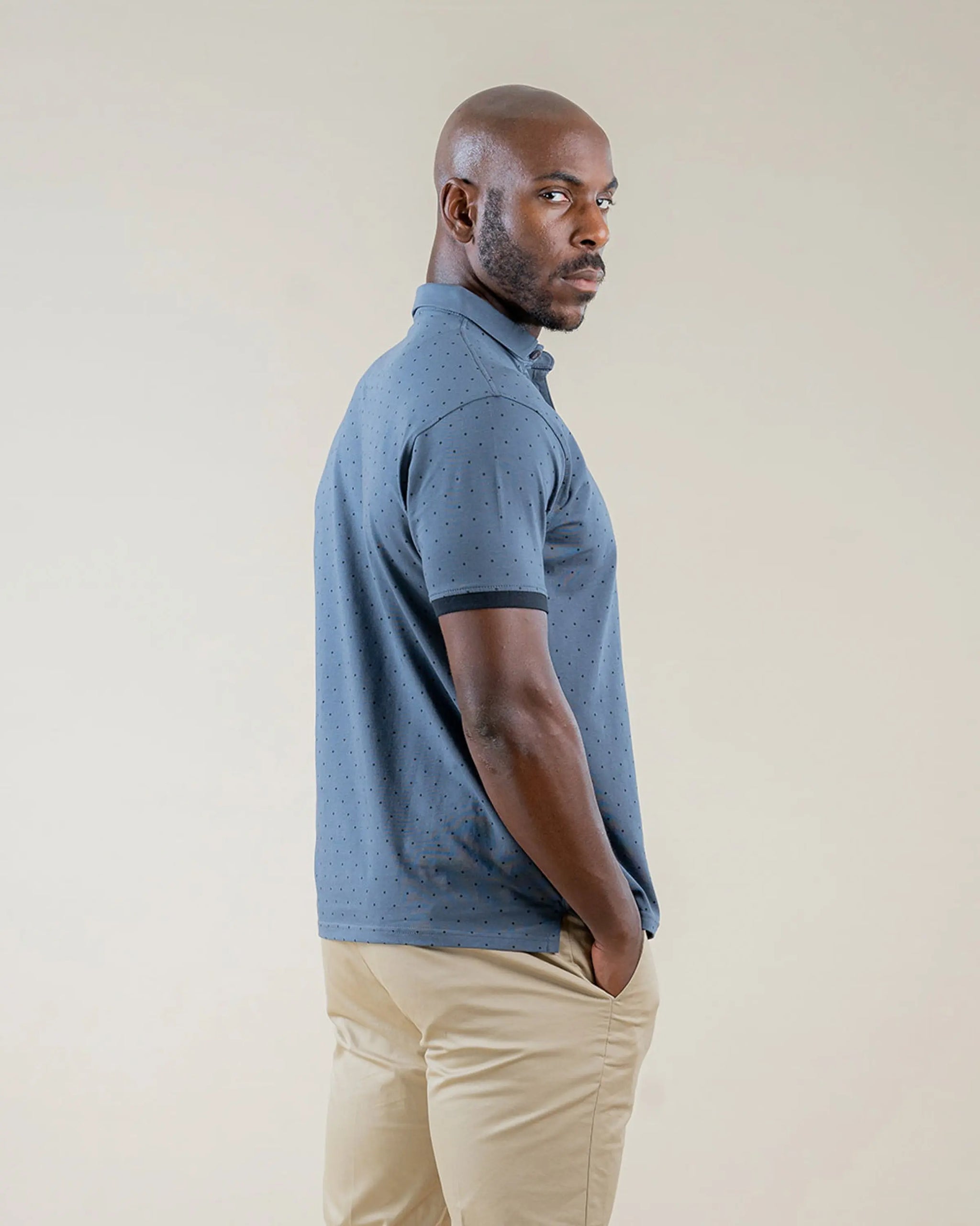 Legacy London | Signature Mens Polka Dot Polo Shirt Legacy London