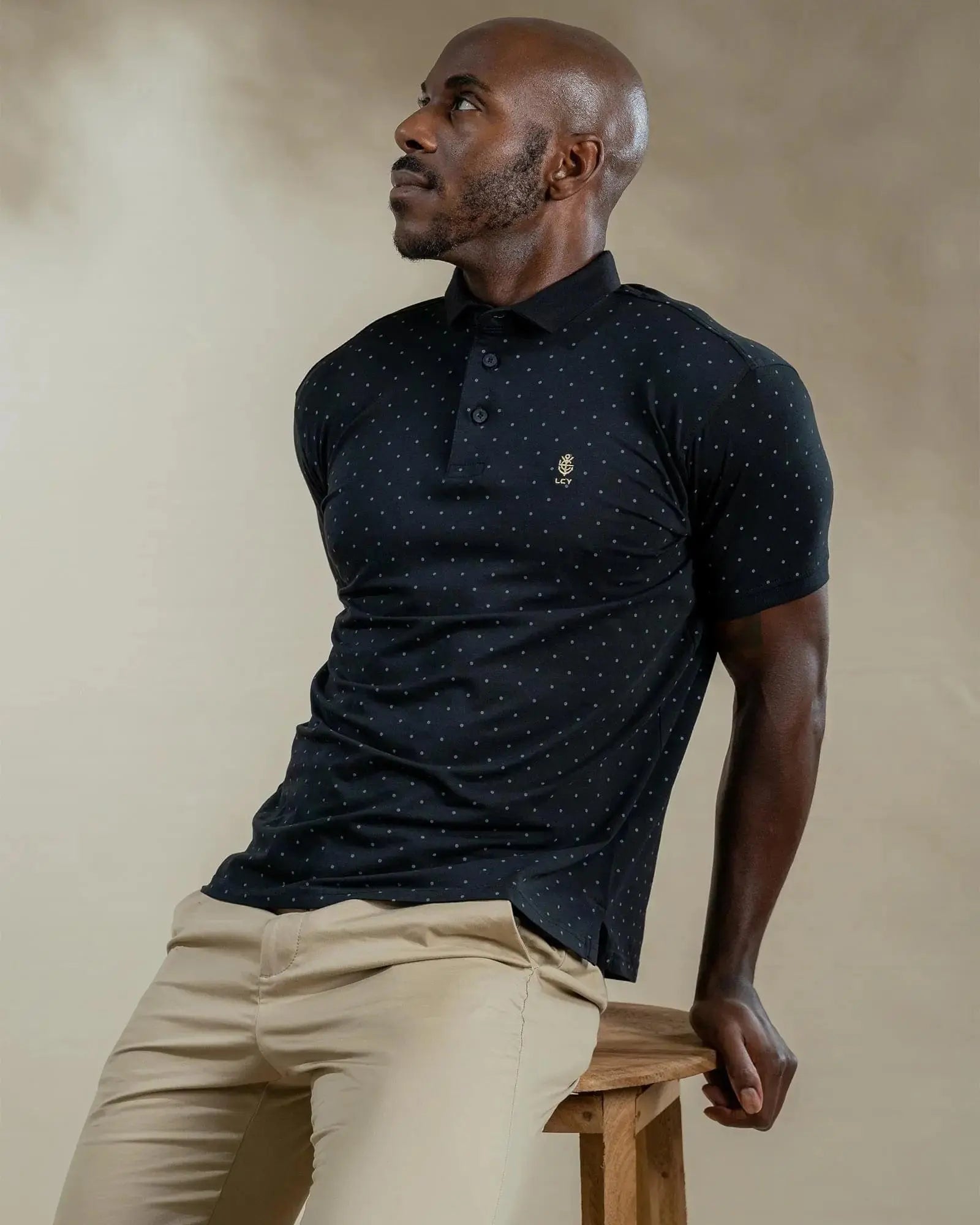 Legacy London | Signature Mens Polka Dot Polo Shirt Legacy London