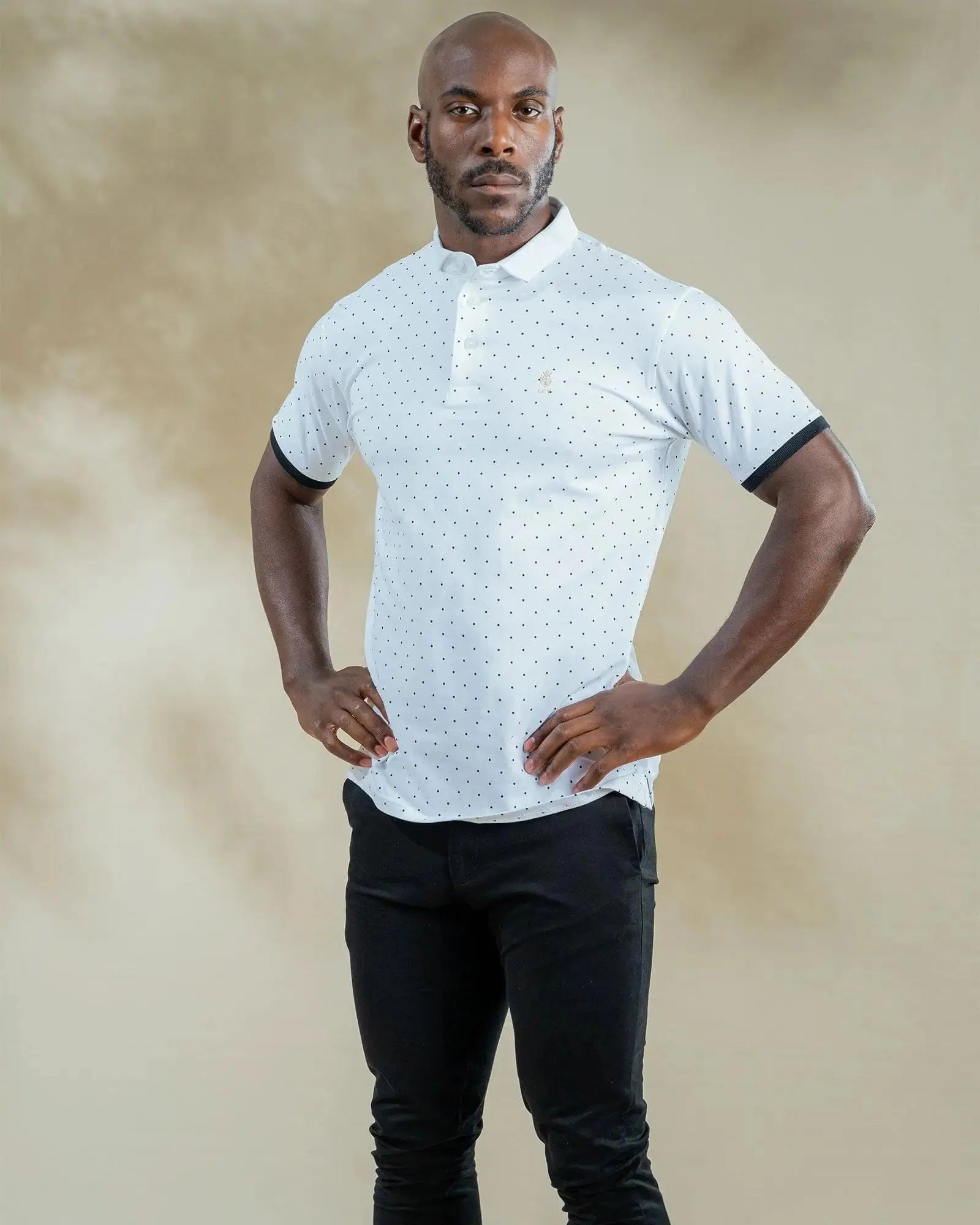 Legacy London | Signature Mens Polka Dot Polo Shirt Legacy London