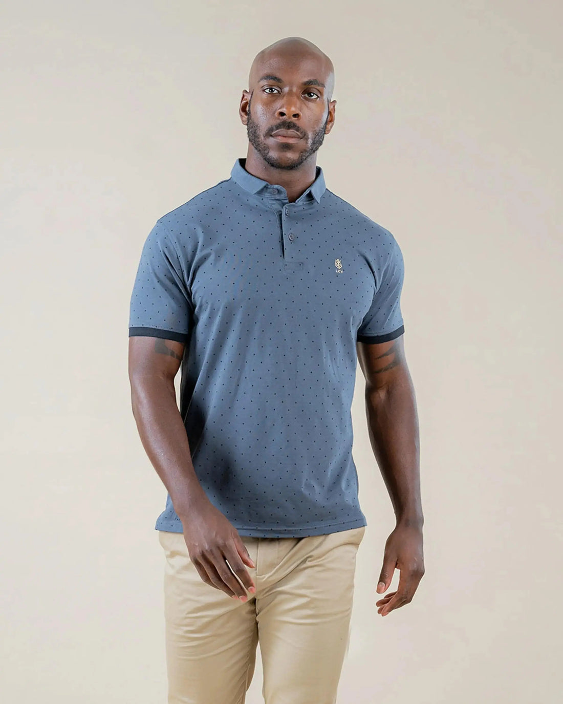 Legacy London | Signature Mens Polka Dot Polo Shirt Legacy London