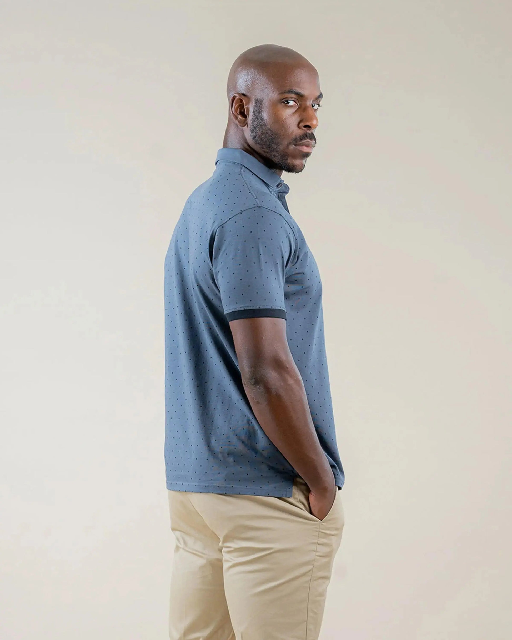 Legacy London | Signature Mens Polka Dot Polo Shirt Legacy London