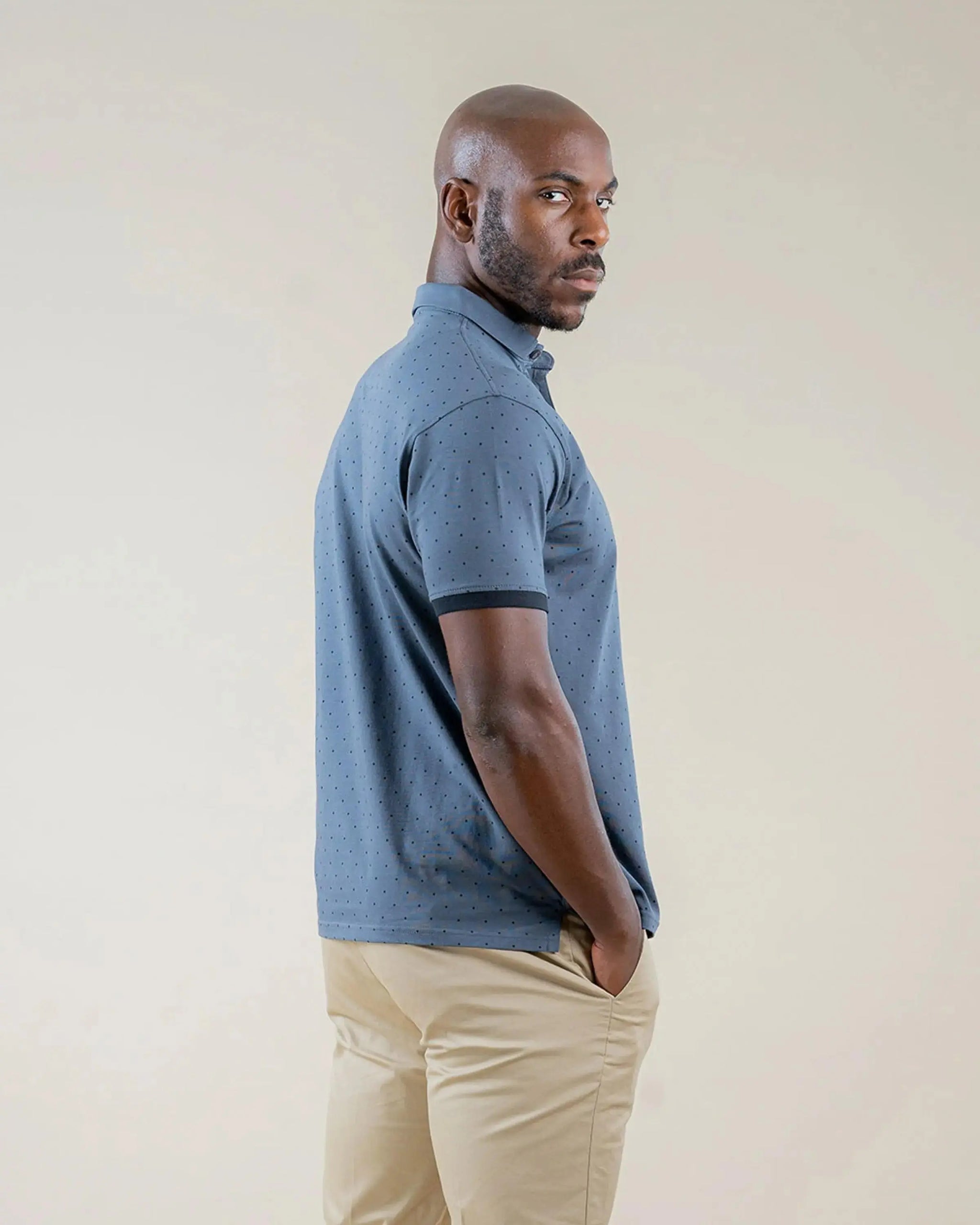 Legacy London | Signature Mens Polka Dot Polo Shirt Legacy London