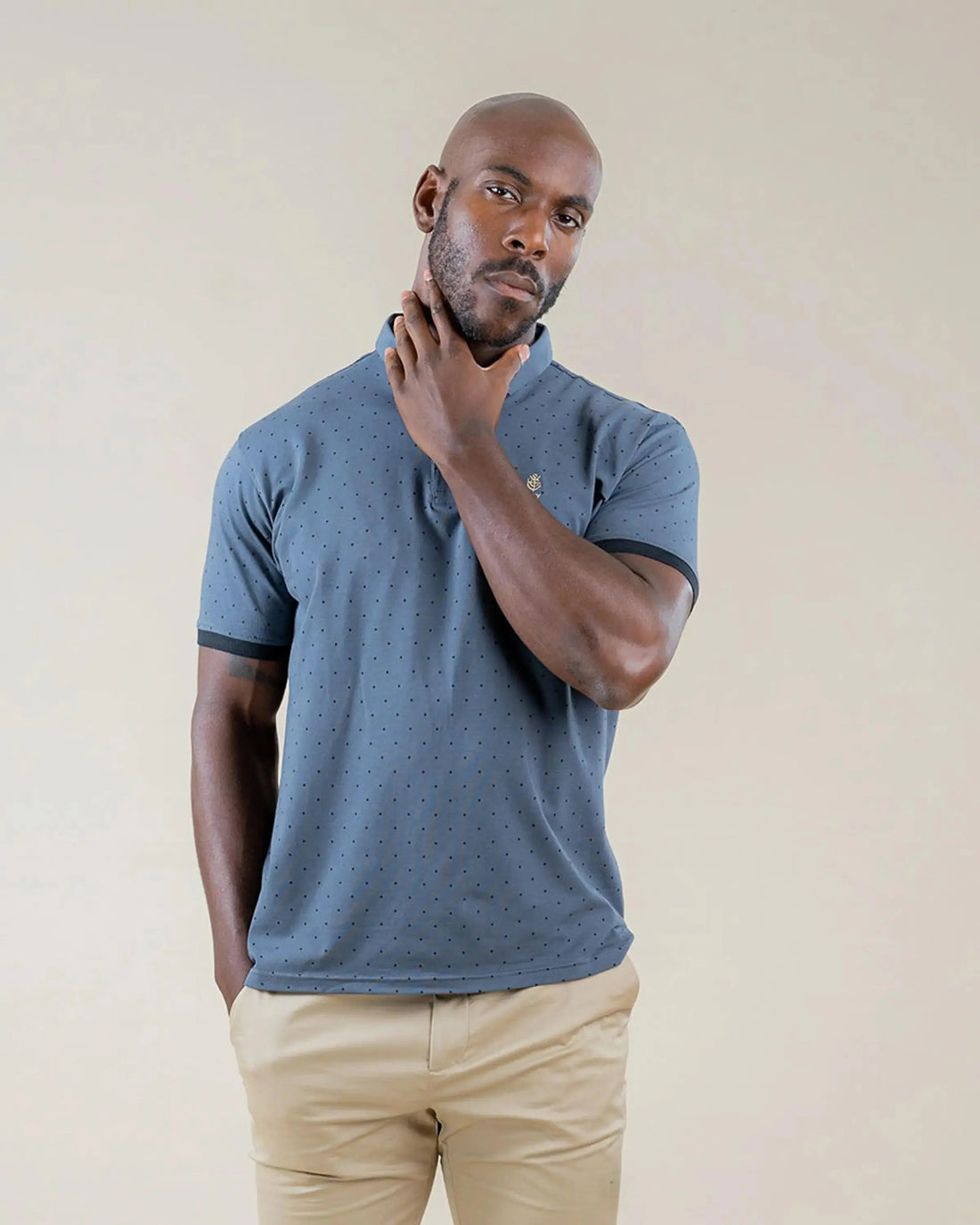 Legacy London | Signature Mens Polka Dot Polo Shirt Legacy London
