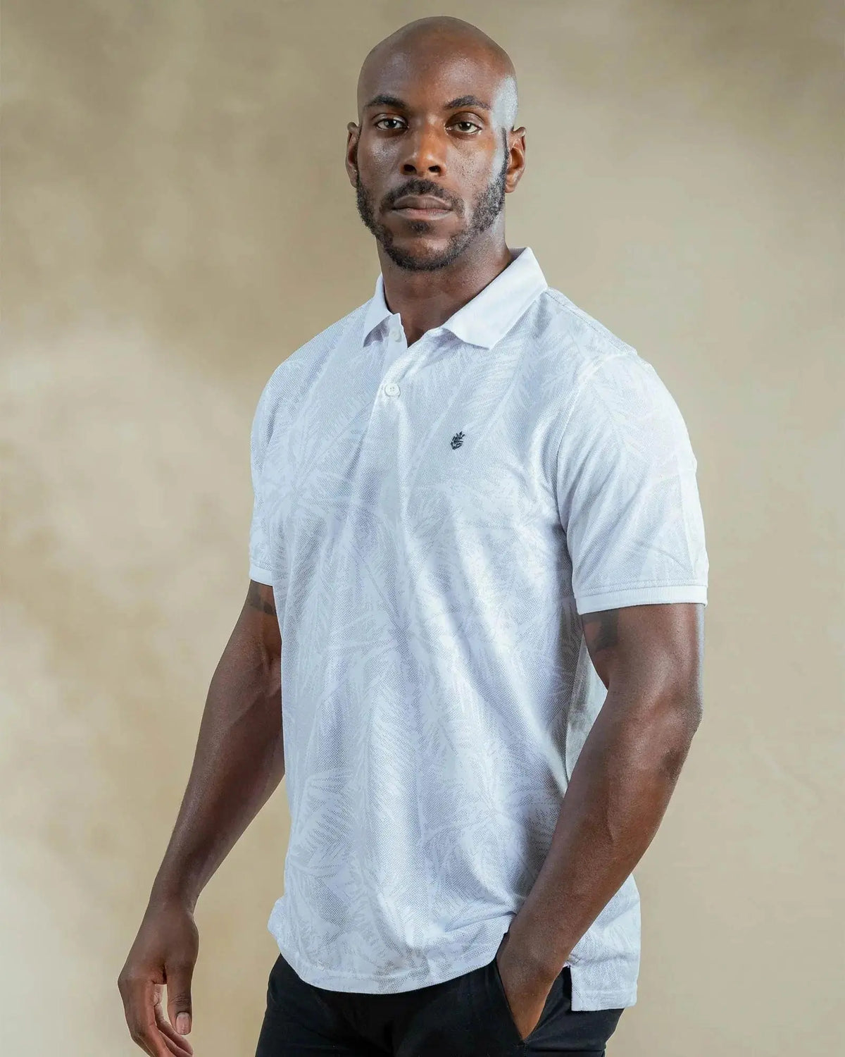 Legacy London | Art of Summer - Printed Pique Men's Short Sleeved Polo Shirt Legacy London
