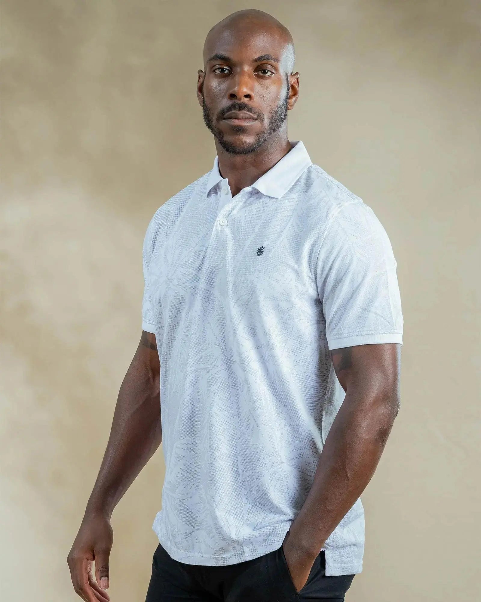 Legacy London | Art of Summer - Printed Pique Men's Short Sleeved Polo Shirt Legacy London