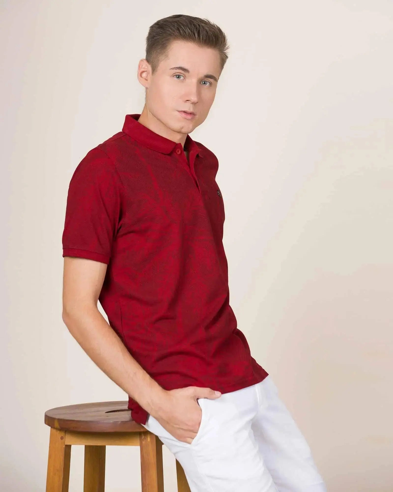 Legacy London | Art of Summer - Printed Pique Men's Short Sleeved Polo Shirt Legacy London